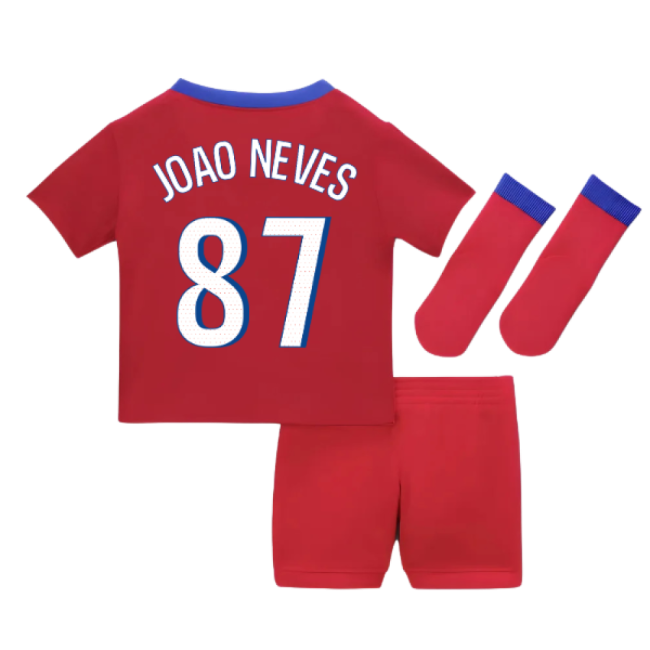 2025-2026 PSG Third Baby Kit (Joao Neves 87)-Vantage Point Soccer
